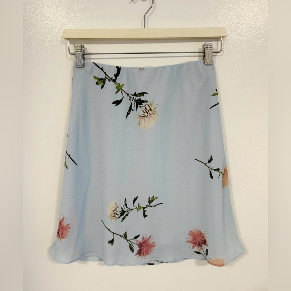 Aritzia Babaton Floral Skirt